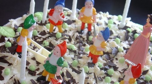 Торт Белоснежка и семь гномов