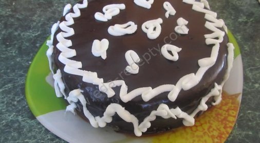 Торт с маком и кокосовой стружкой
