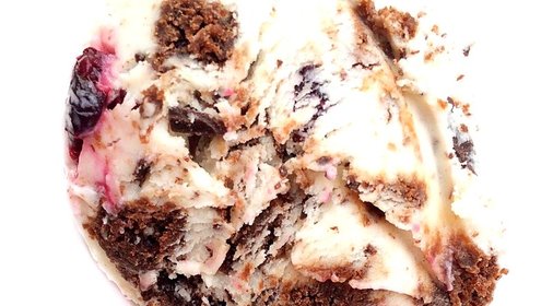 Мороженое со вкусом торта «Черный лес»