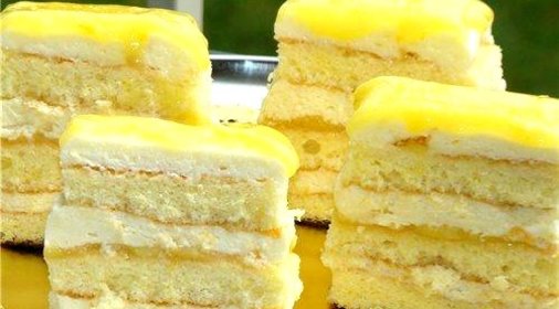 Торт лимонный