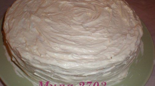 Заварной крем для торта на основе белого шоколада (очень вкусный и прекрасно держит форму)