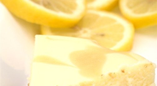 Лимонный творожный торт