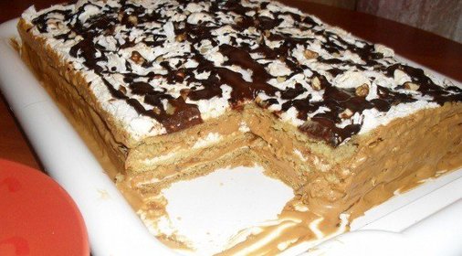 Торт Воздушный сникерс