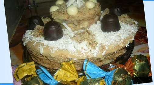 Финский праздничный тортЗолотая корона