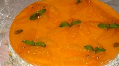 Апельсиновый торт без выпечки