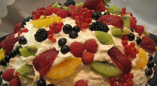 торт Фруктовая горка
