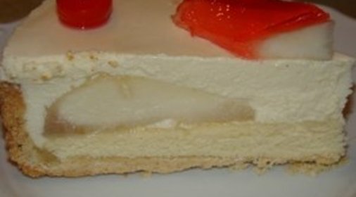 Торт с грушами