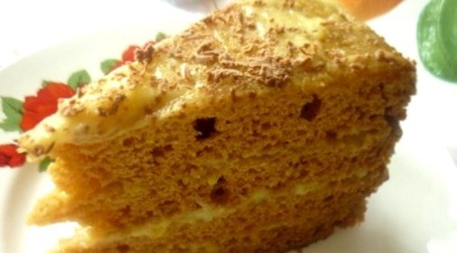 Торт Рыжик в мультиварке