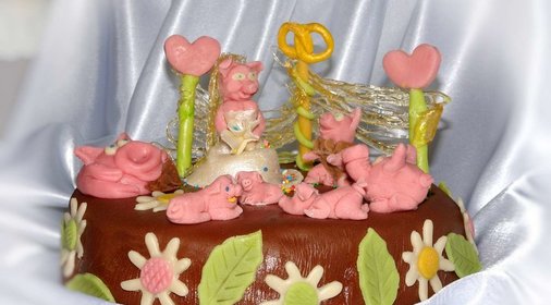 Детский торт Хрюning day (дуэль)