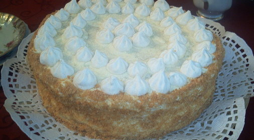 Торт бисквитный Лимонный аромат