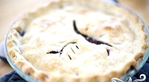 Черничный пирог в духовке