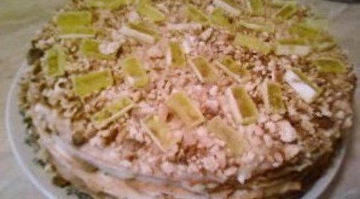 торт медовик -заварной