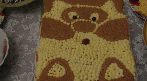 Бисквитный торт «Мишка»