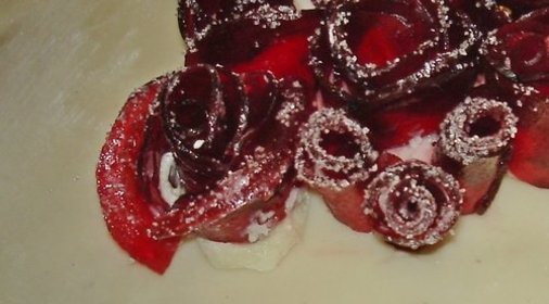 Торт Зимние розы (Вариант украшения)
