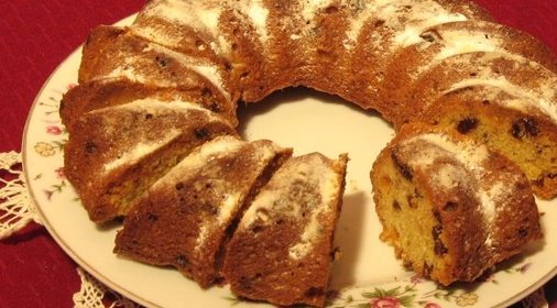 Морковный торт с грецкими орехами