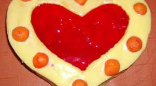 Торт Желейное сердечко-2