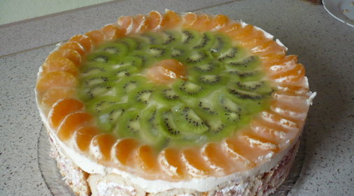 торт лимонно-фруктовый