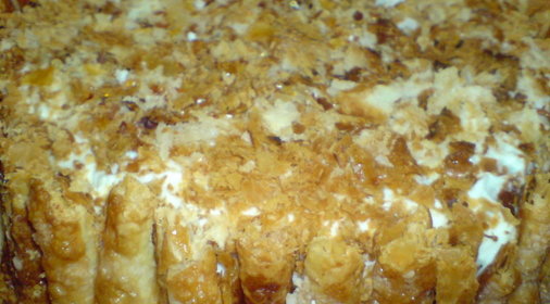 Торт со слоёным тестом и кремом из рикотты // „Torta sfogliette Bohemien//Сальваторе Де Ризо