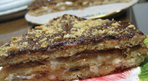 Торт за 30 минут, на сковороде, очень нежный