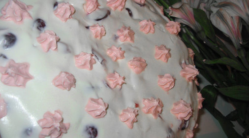 Конфетно-желейный торт Танюшка