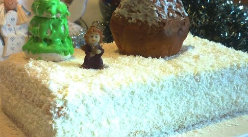 Новогодний торт Эта зимняя,зимняя сказка