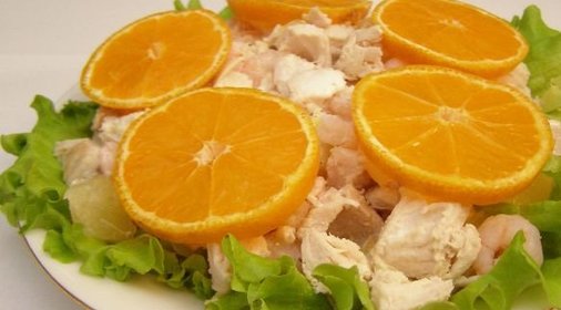 Кокосовый торт с апельсином