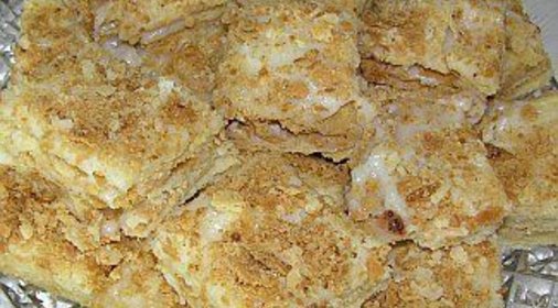 Торт Наполеон с заварным кремом