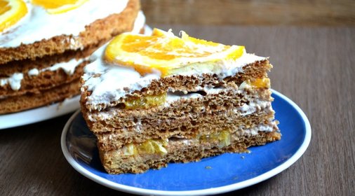 Апельсиновый торт