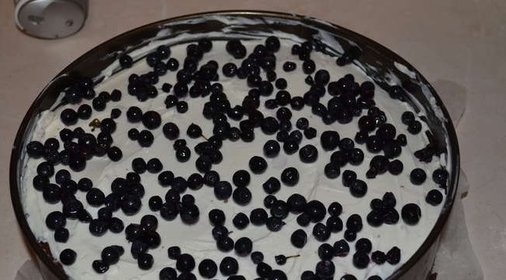 Торт черничный с йогуртом