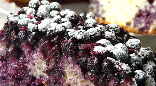 Черничный торт