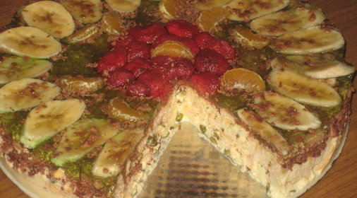 Торт без выпечки Чудо