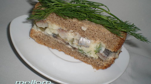 Селёдочный мини-тортик