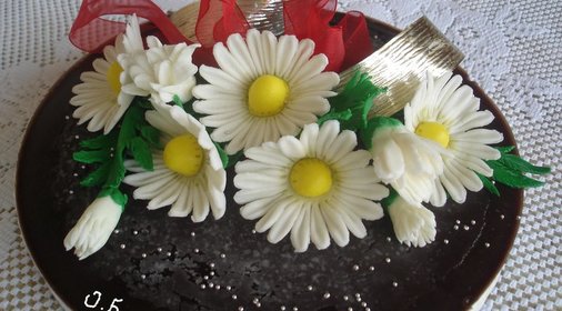 Торт -суфле с черешней