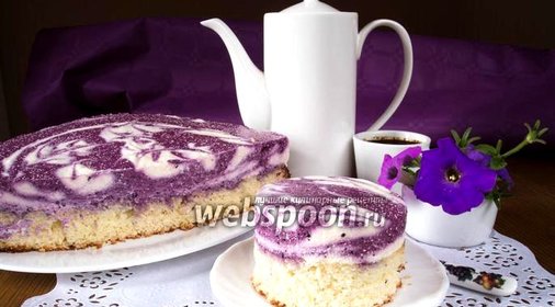 Черничный торт