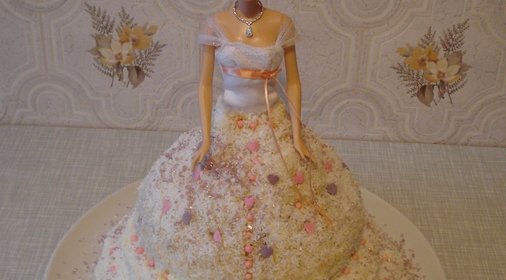 Торт БАРБИ моя фантазия