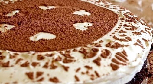 Трюфельный торт с муссом из белого шоколада