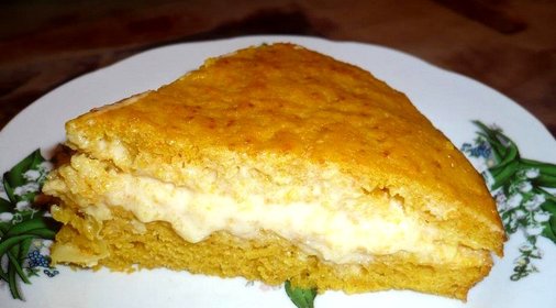 Морковно-апельсиновый тортик