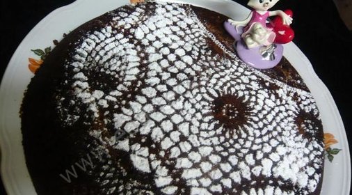 Торт с изюмом и орехами