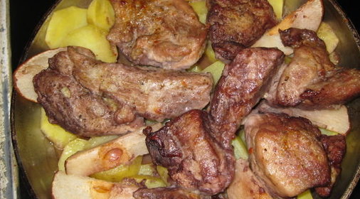 Торт с изюмом и орехами