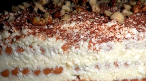 Творожный торт на скорую руку