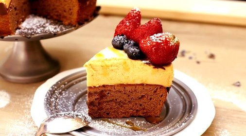 Торт «Шоколад и клубника»