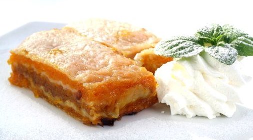 Тыквенный торт с апельсиново-сливочной глазурью