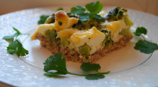 торт Безе с черносливом