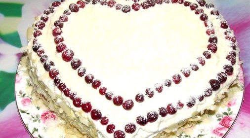 Торт Влюбленное сердце