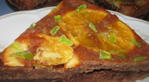 Торт-пирог с апельсинами