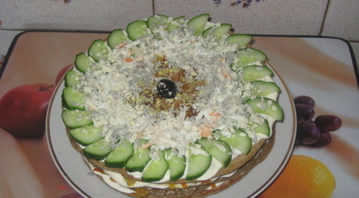 Печеночный тортик...в моем исполнении