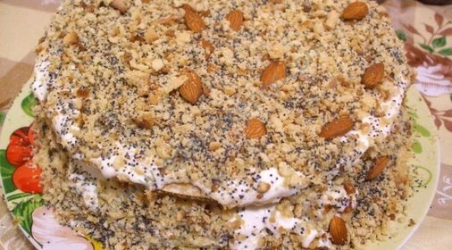 Светлый Торт Рыжик с медом