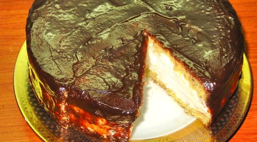 Домашний торт Птичье молоко