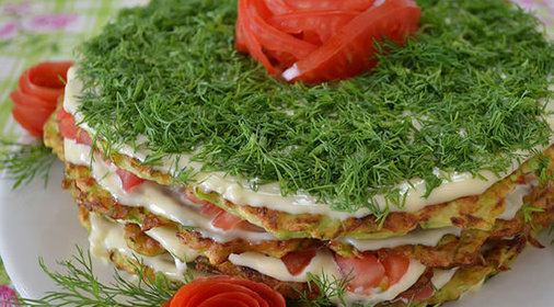 Торт из кабачков