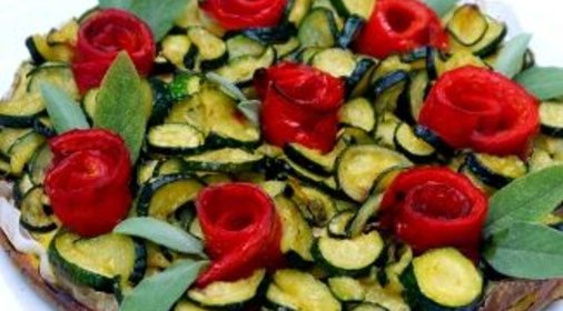 Овощной торт без теста